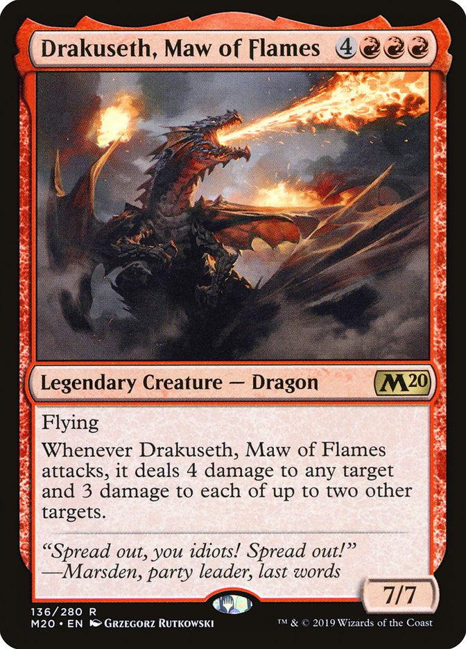 Drakuseth, Maw of Flames [Core Set 2020] | Game Haven TX