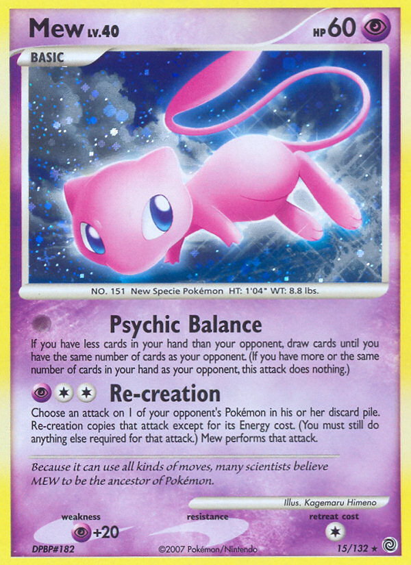Mew (15/132) [Diamond & Pearl: Secret Wonders] | Game Haven TX