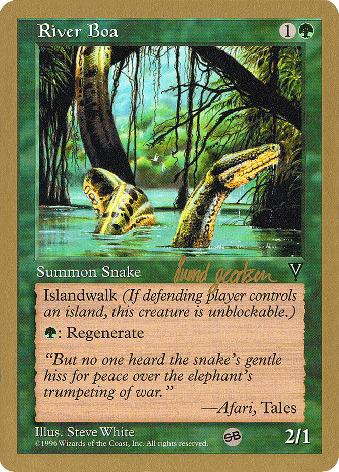 River Boa (Svend Geertsen) (SB) [World Championship Decks 1997] | Game Haven TX