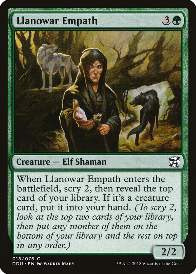 Llanowar Empath [Duel Decks: Elves vs. Inventors] | Game Haven TX
