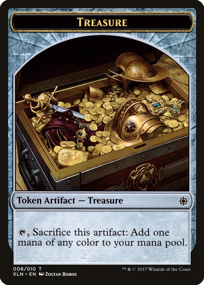 Treasure (008/010) [Ixalan Tokens] | Game Haven TX