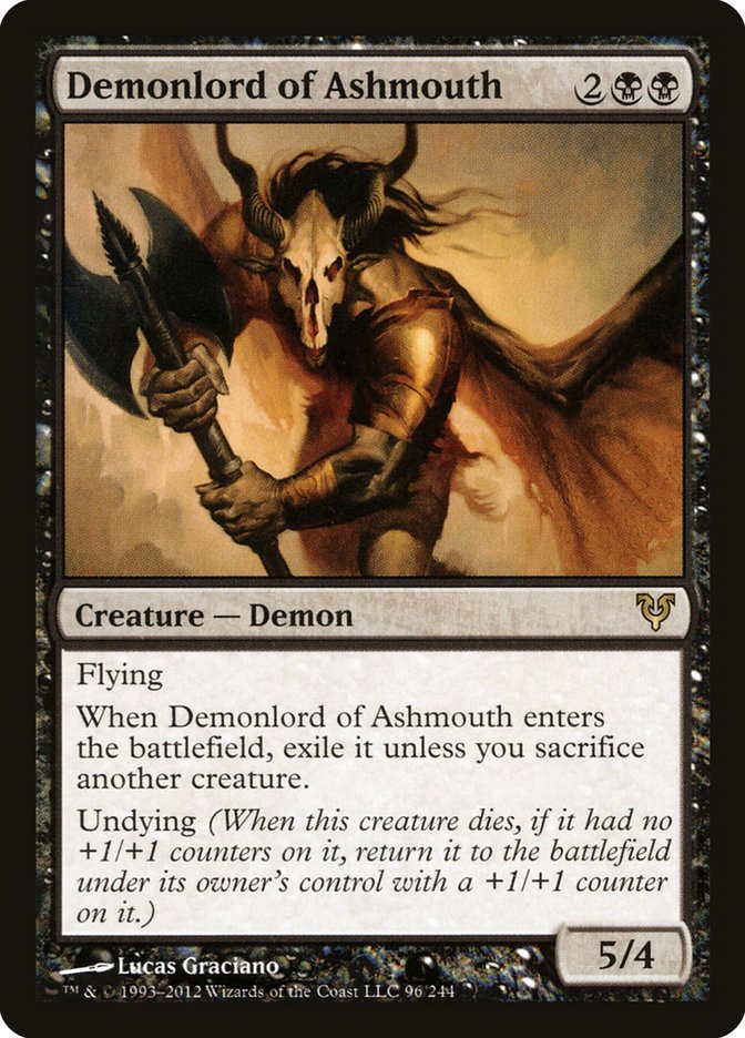 Demonlord of Ashmouth [Avacyn Restored] | Game Haven TX