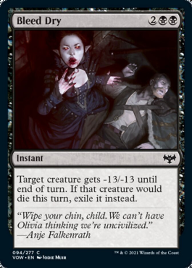 Bleed Dry [Innistrad: Crimson Vow] | Game Haven TX