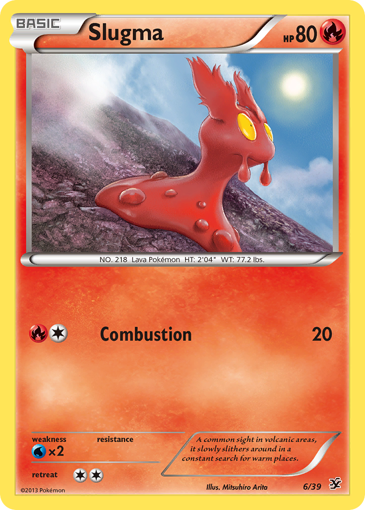 Slugma (6/39) [XY: Kalos Starter Set] | Game Haven TX