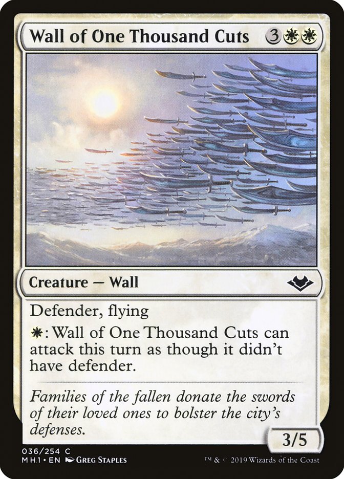 Wall of One Thousand Cuts [Modern Horizons] | Game Haven TX