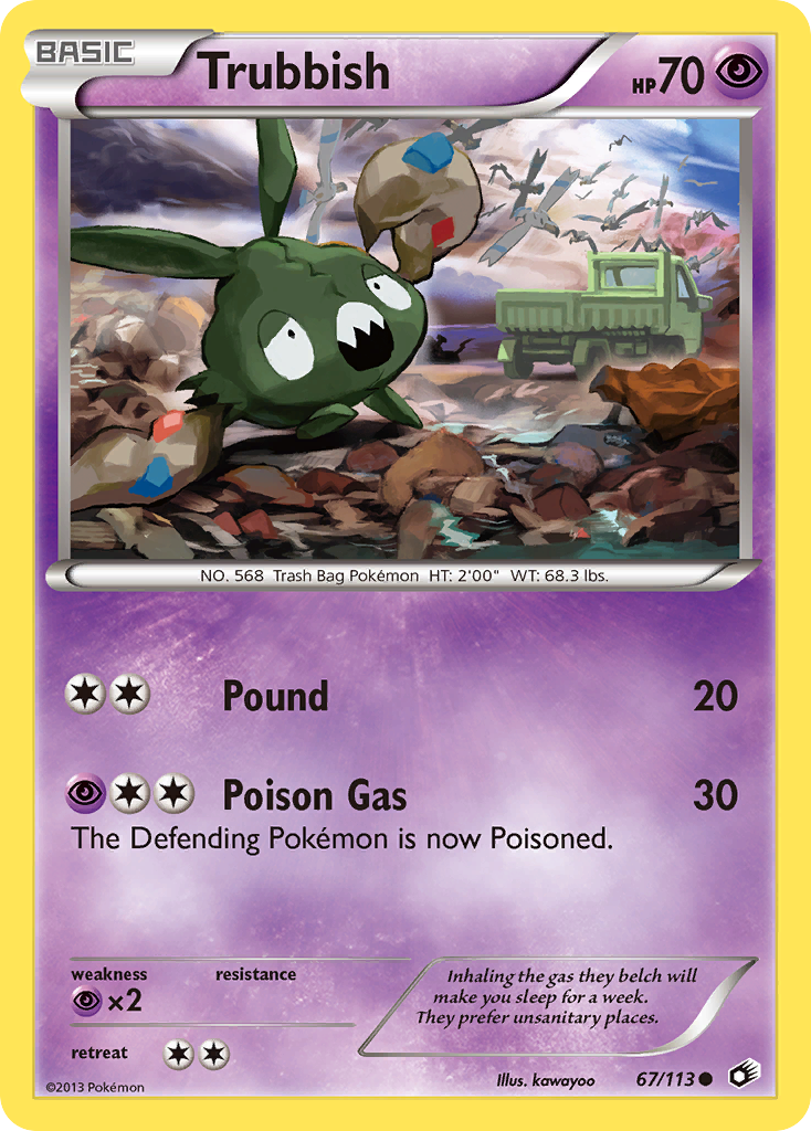 Trubbish (67/113) [Black & White: Legendary Treasures] | Game Haven TX