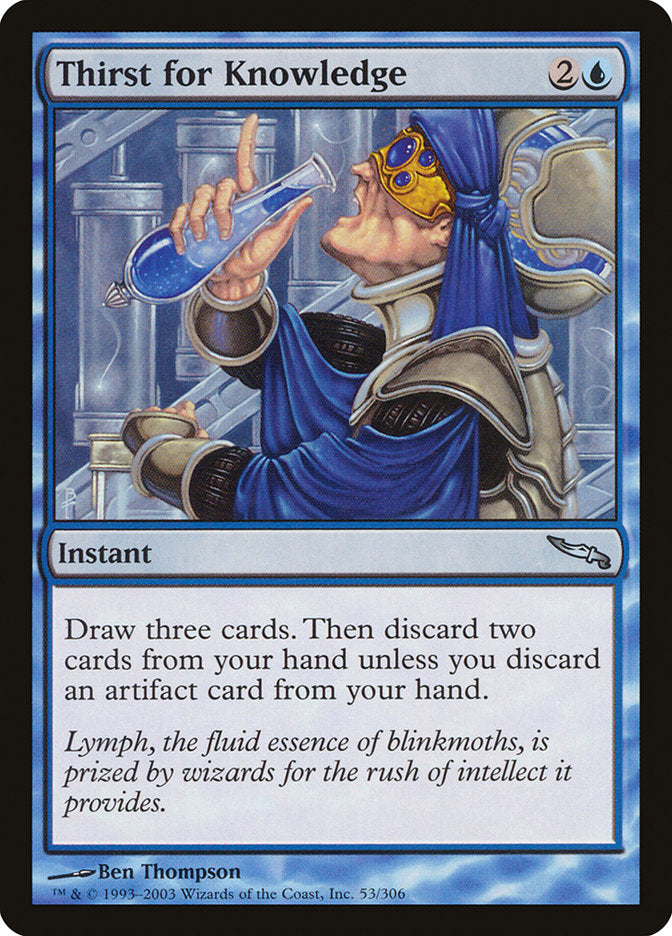 Thirst for Knowledge [Mirrodin] | Game Haven TX
