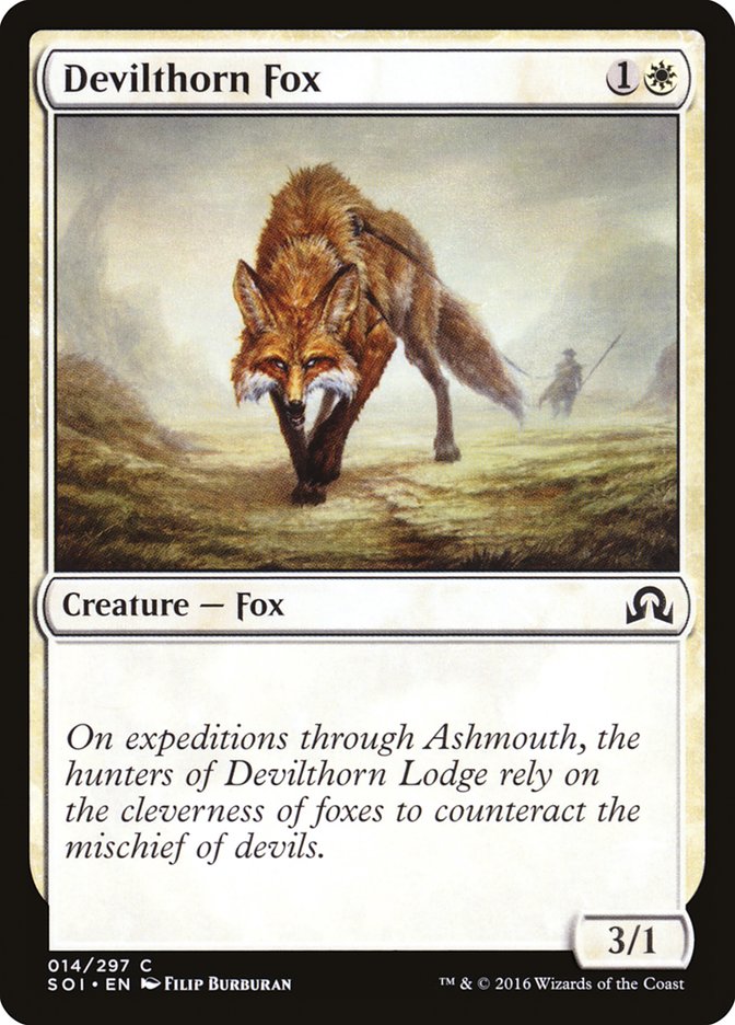 Devilthorn Fox [Shadows over Innistrad] | Game Haven TX