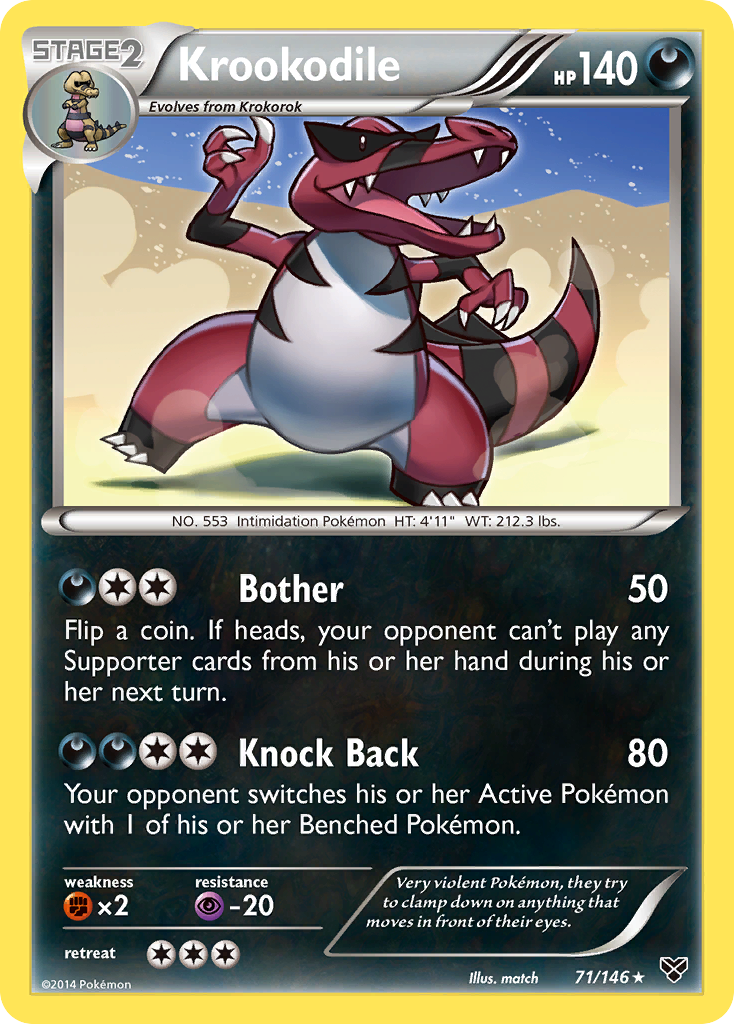 Krookodile (71/146) [XY: Base Set] | Game Haven TX