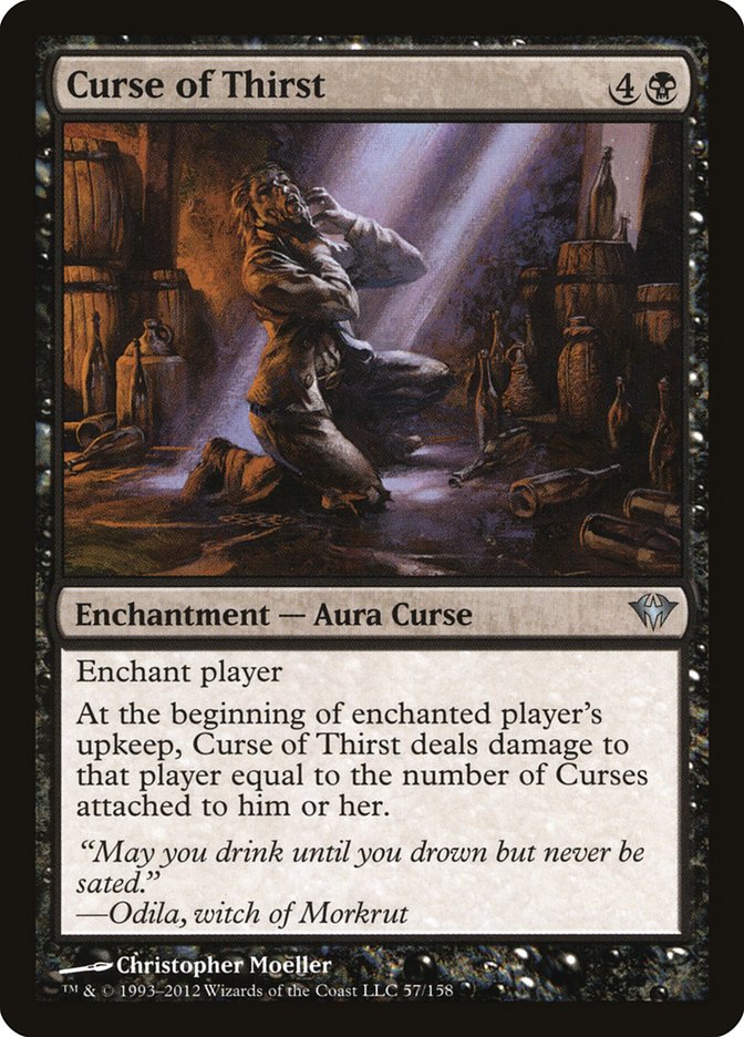 Curse of Thirst [Dark Ascension] | Game Haven TX