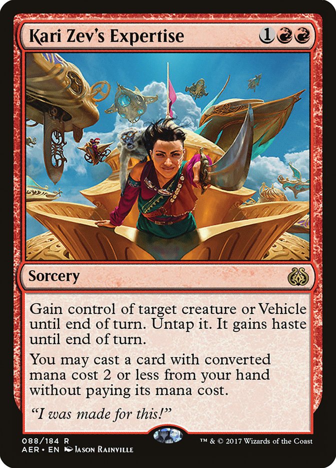 Kari Zev's Expertise [Aether Revolt] | Game Haven TX