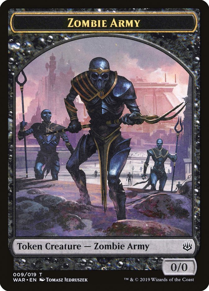 Zombie Army (009/019) [War of the Spark Tokens] | Game Haven TX