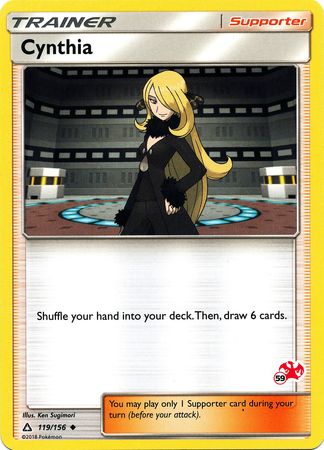 Cynthia (119/156) (Charizard Stamp #59) [Battle Academy 2020] | Game Haven TX