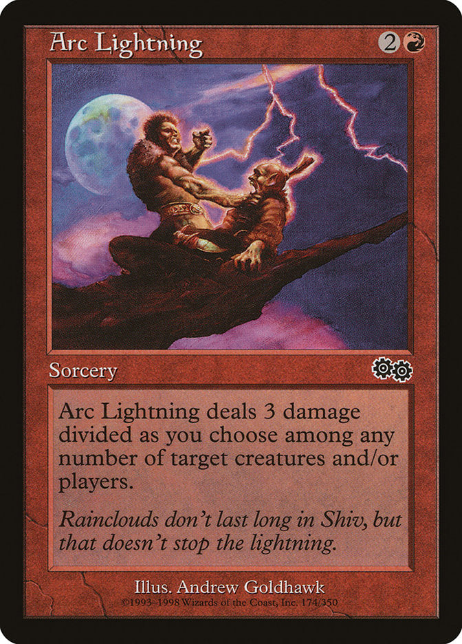 Arc Lightning [Urza's Saga] | Game Haven TX