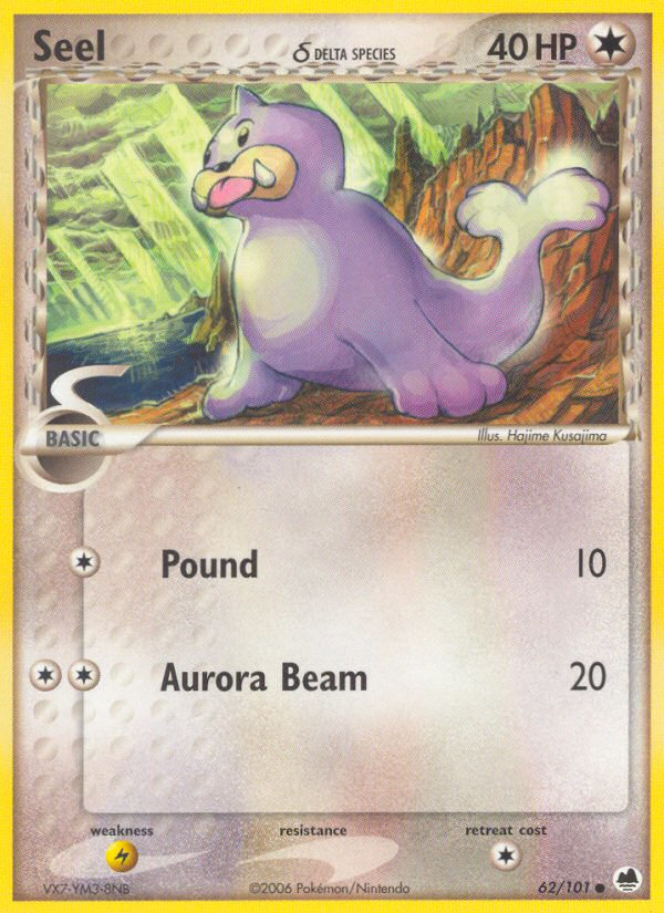 Seel (62/101) (Delta Species) [EX: Dragon Frontiers] | Game Haven TX