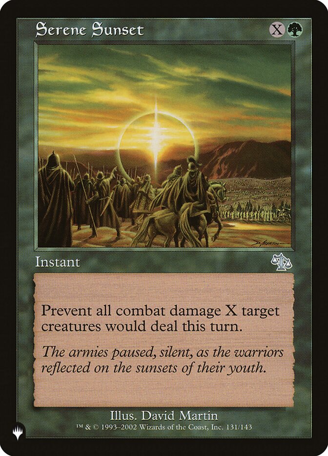 Serene Sunset [The List] | Game Haven TX