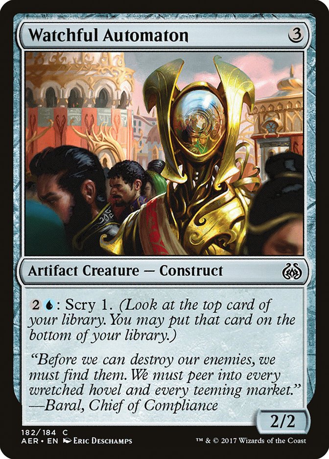 Watchful Automaton [Aether Revolt] | Game Haven TX