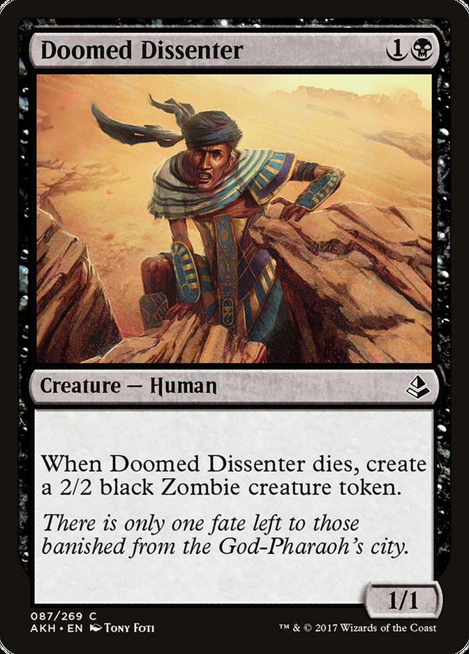 Doomed Dissenter [Amonkhet] | Game Haven TX