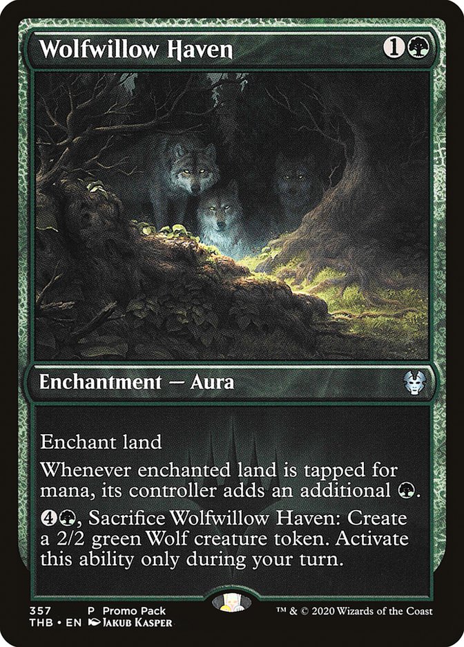Wolfwillow Haven (Promo Pack) [Theros Beyond Death Promos] | Game Haven TX