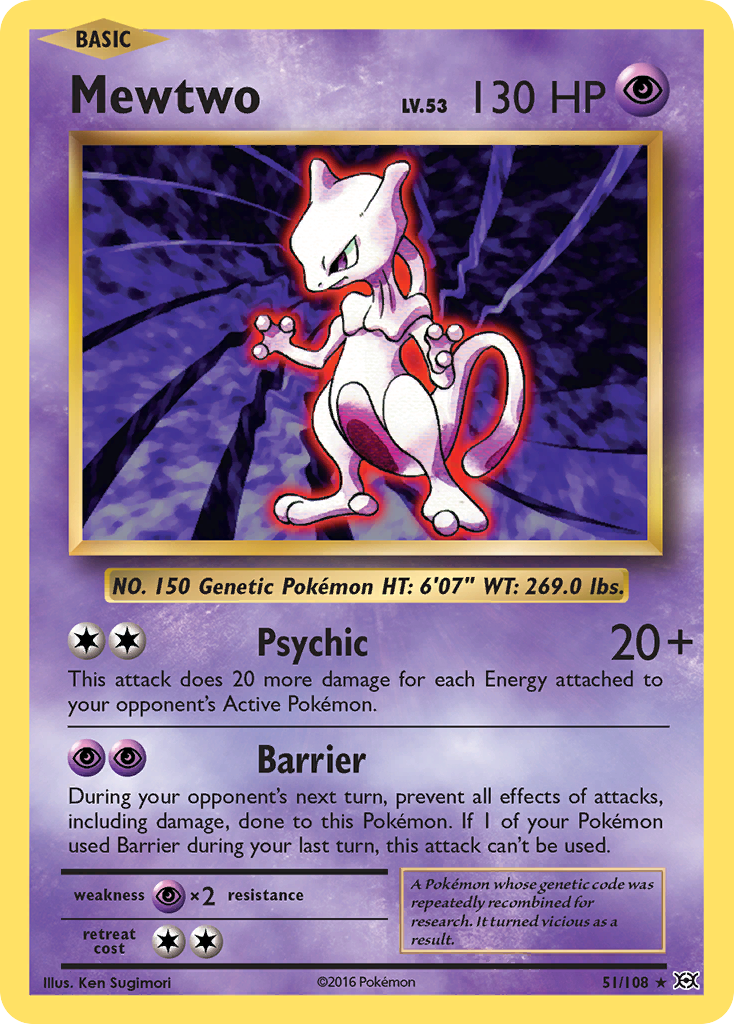 Mewtwo (51/108) [XY: Evolutions] | Game Haven TX