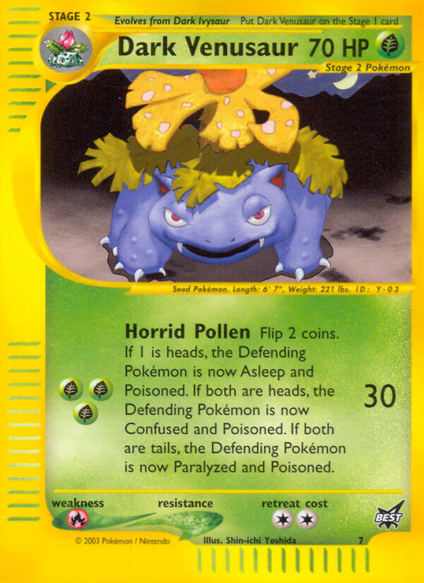 Dark Venusaur (7) [Best of Promos] | Game Haven TX