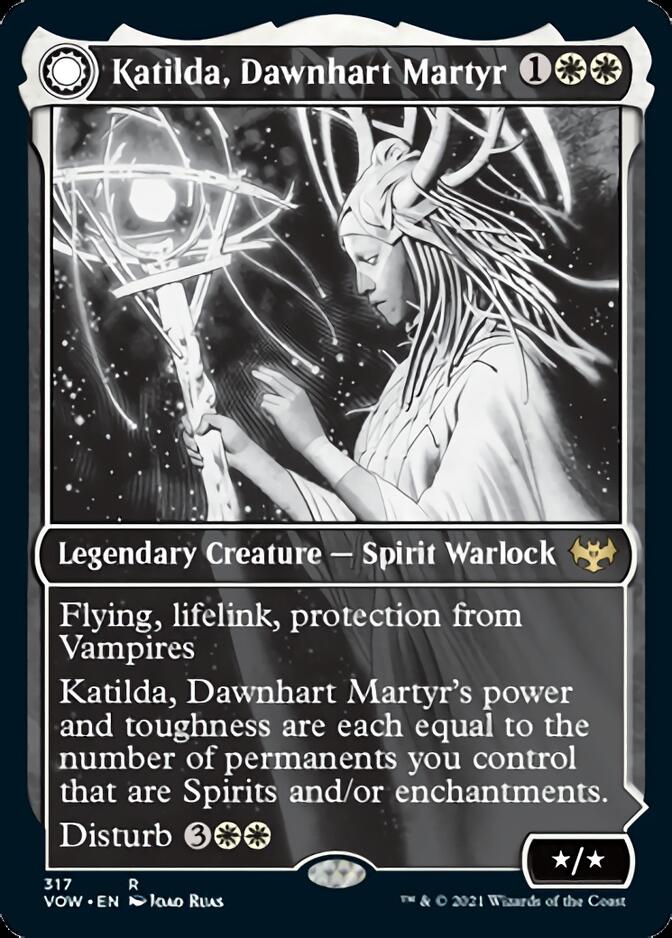 Katilda, Dawnhart Martyr // Katilda's Rising Dawn (Showcase Eternal Night) [Innistrad: Crimson Vow] | Game Haven TX