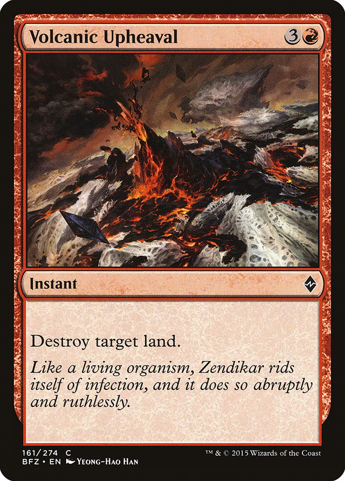 Volcanic Upheaval [Battle for Zendikar] | Game Haven TX