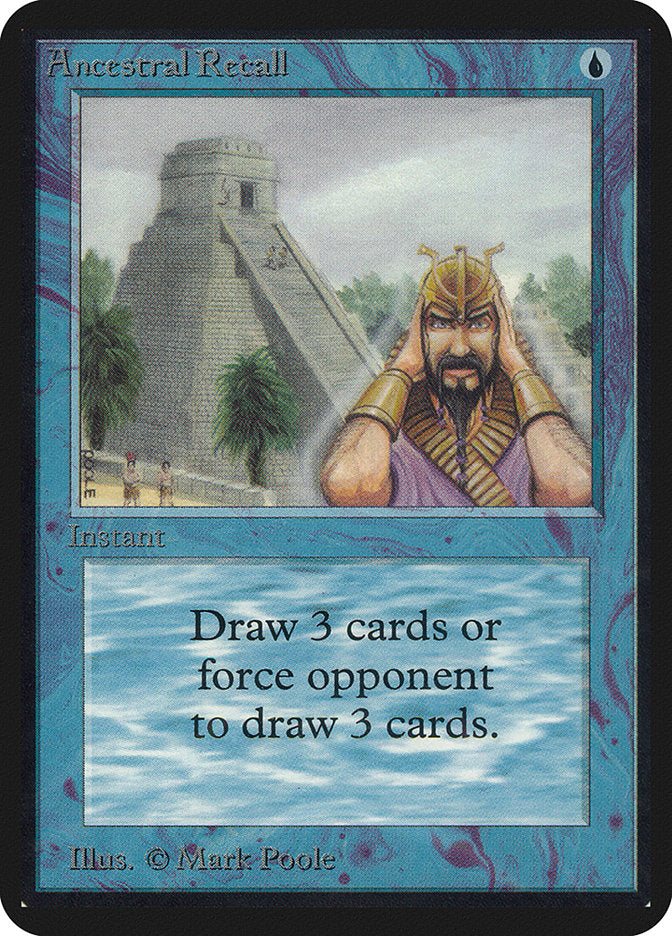 Ancestral Recall [Limited Edition Alpha] | Game Haven TX