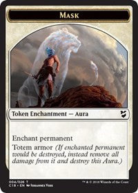 Mask // Beast (014) Double-sided Token [Commander 2018 Tokens] | Game Haven TX