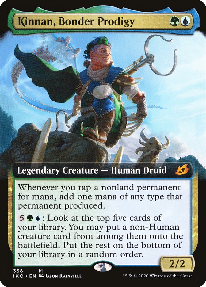 Kinnan, Bonder Prodigy (Extended Art) [Ikoria: Lair of Behemoths] | Game Haven TX