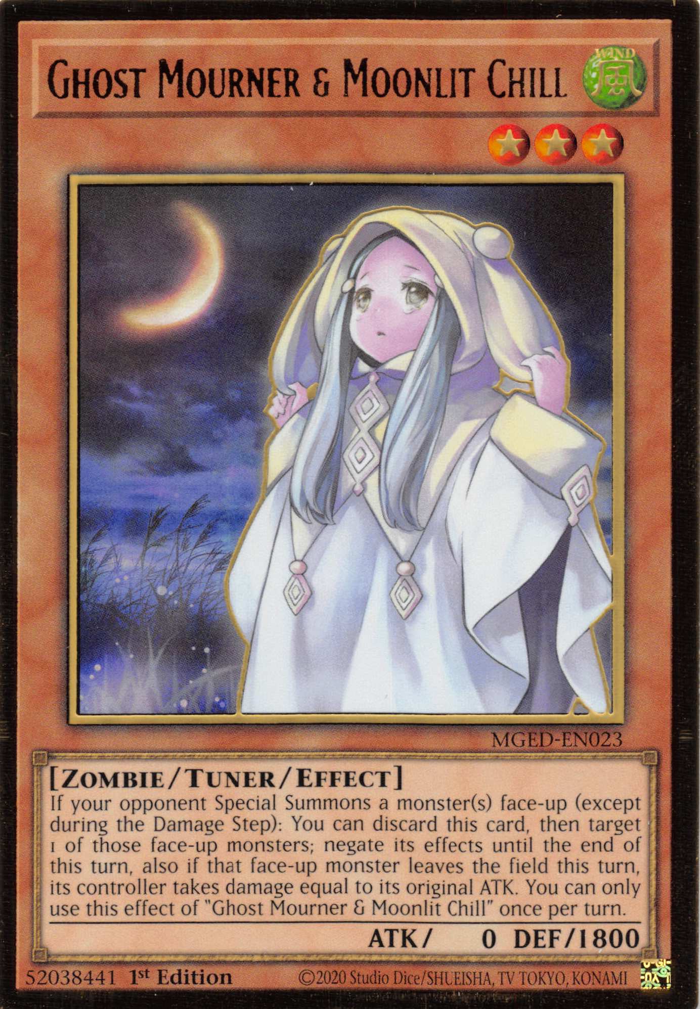Ghost Mourner & Moonlit Chill [MGED-EN023] Gold Rare | Game Haven TX