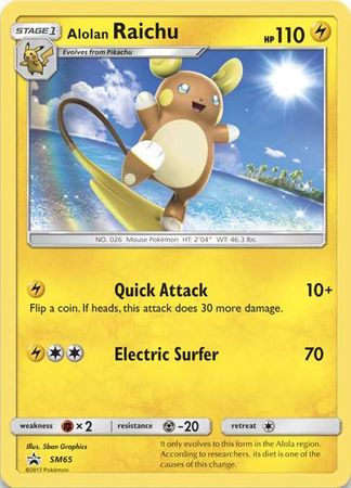 Alolan Raichu (SM65) (Jumbo Card) [Sun & Moon: Black Star Promos] | Game Haven TX