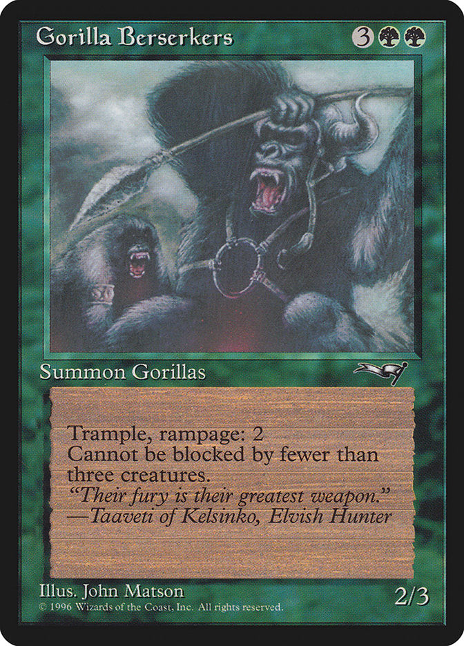 Gorilla Berserkers (Mouths Open) [Alliances] | Game Haven TX