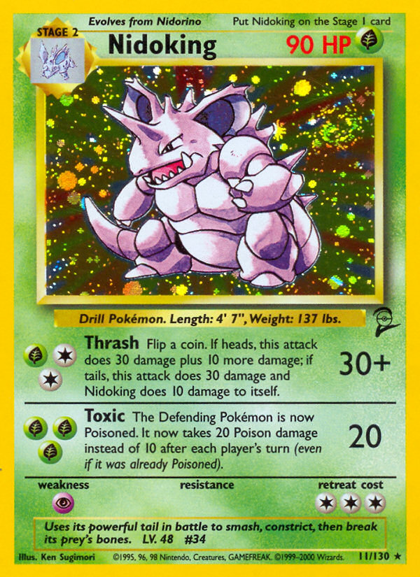 Nidoking (11/130) [Base Set 2] | Game Haven TX