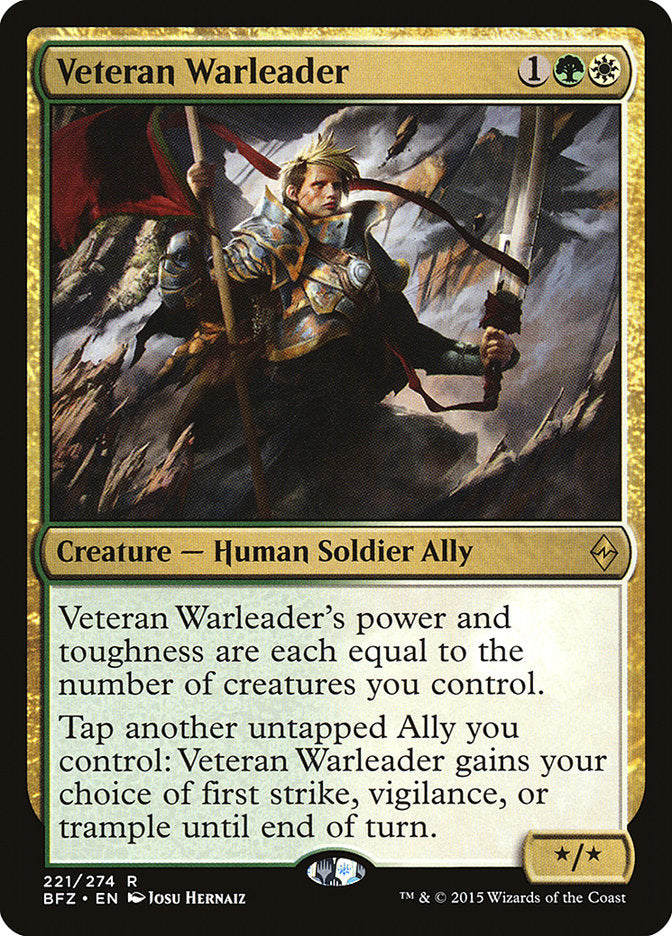 Veteran Warleader [Battle for Zendikar] | Game Haven TX