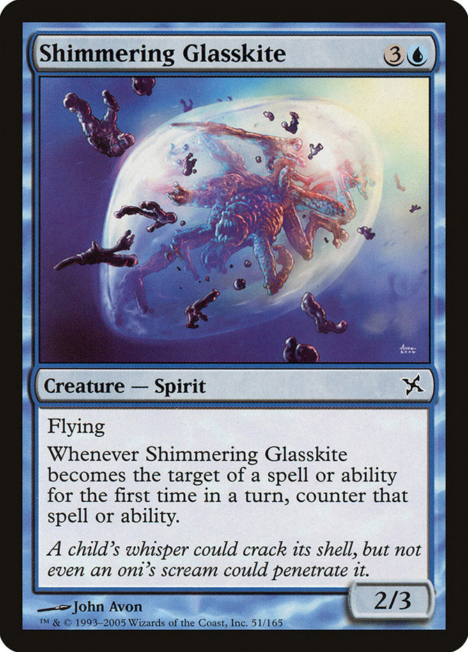 Shimmering Glasskite [Betrayers of Kamigawa] | Game Haven TX