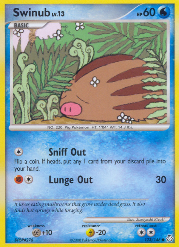 Swinub (123/146) [Diamond & Pearl: Legends Awakened] | Game Haven TX