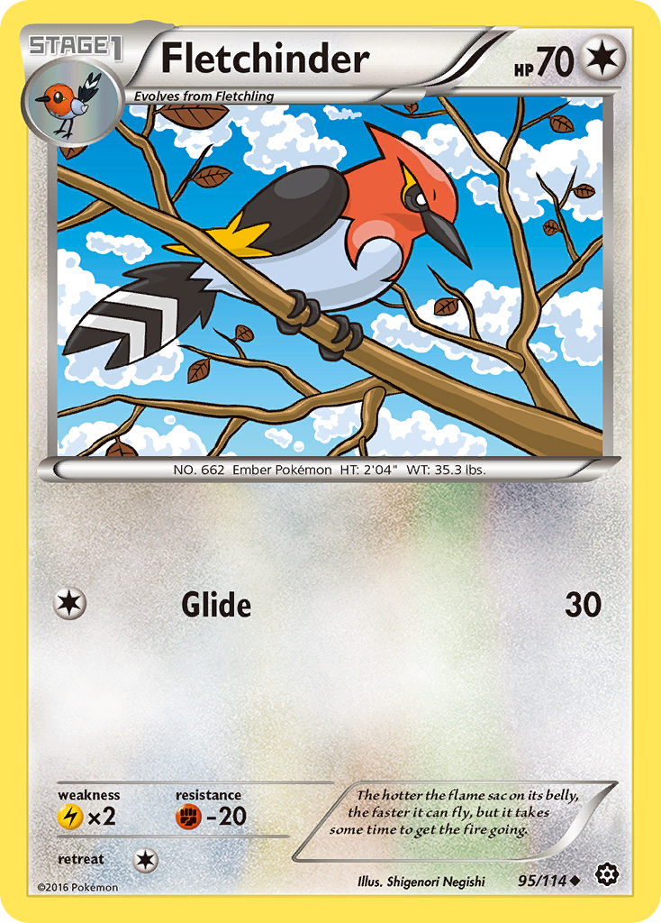 Fletchinder (95/114) [XY: Steam Siege] | Game Haven TX