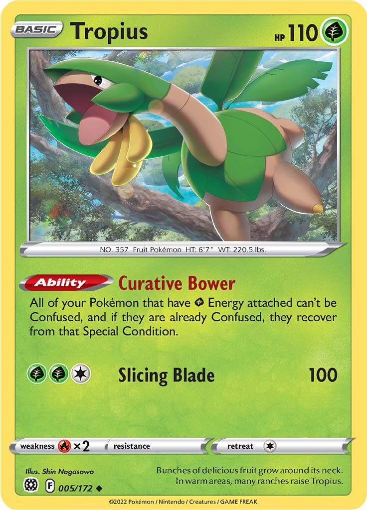 Tropius (005/172) [Sword & Shield: Brilliant Stars] | Game Haven TX
