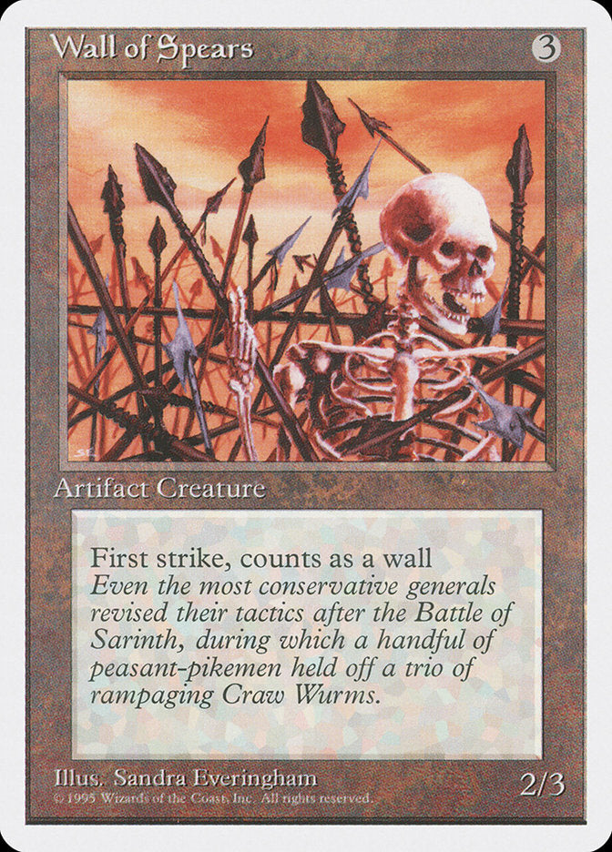 Wall of Spears [Fourth Edition] | Game Haven TX