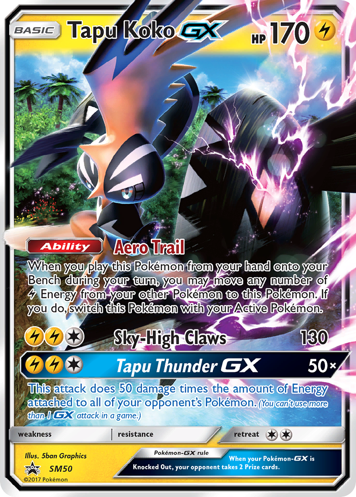 Tapu Koko GX (SM50) [Sun & Moon: Black Star Promos] | Game Haven TX