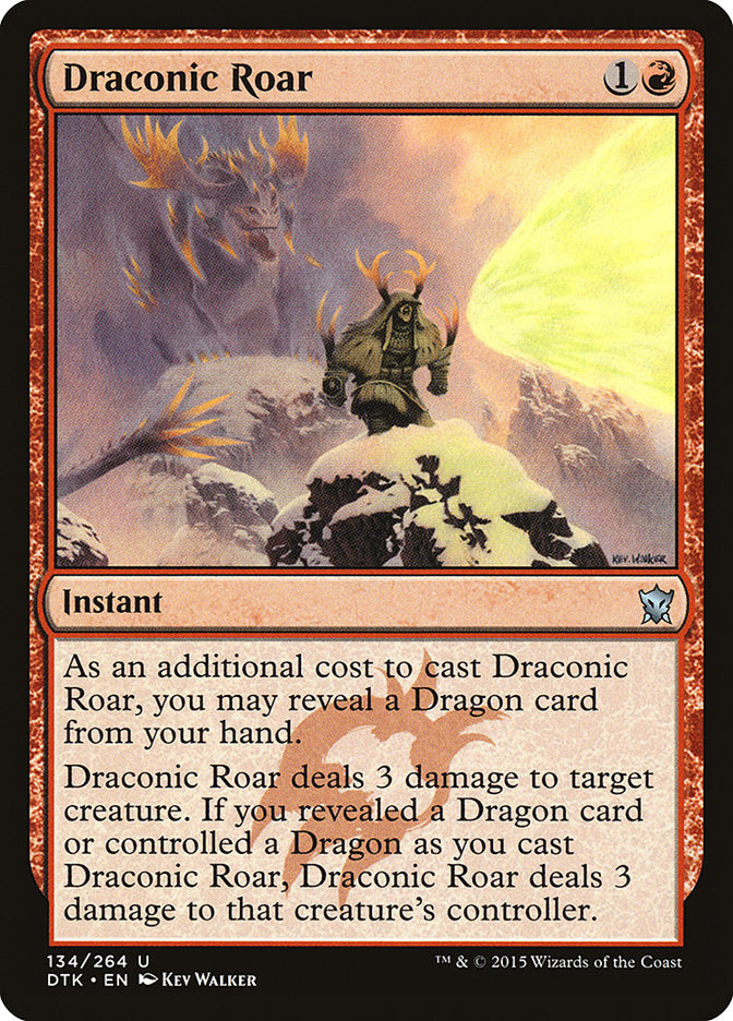 Draconic Roar [Dragons of Tarkir] | Game Haven TX