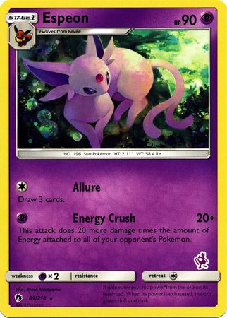 Espeon (89/214) (Mewtwo Deck) [Battle Academy 2020] | Game Haven TX