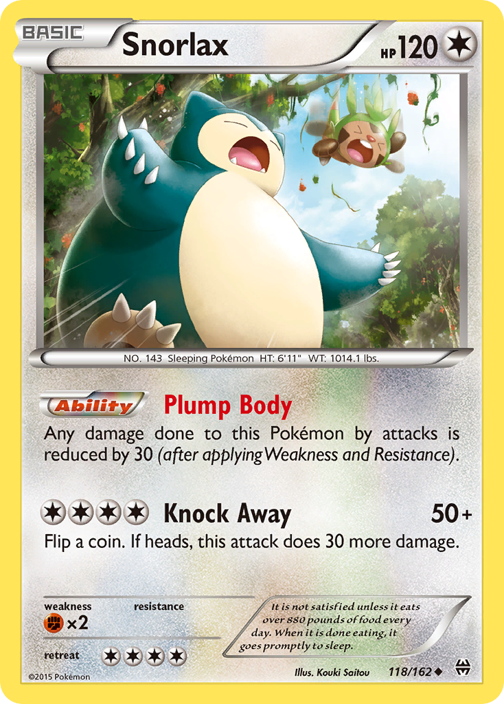Snorlax (118/162) [XY: BREAKthrough] | Game Haven TX