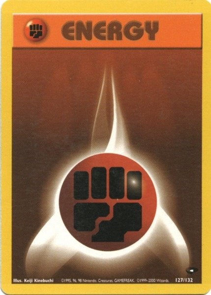 Fighting Energy (127/132) [Gym Challenge Unlimited] | Game Haven TX