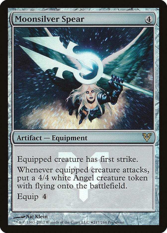 Moonsilver Spear [Avacyn Restored Promos] | Game Haven TX