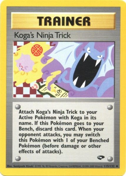 Koga's Ninja Trick (115/132) [Gym Challenge Unlimited] | Game Haven TX