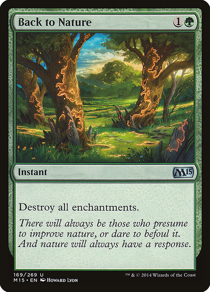Back to Nature [Magic 2015] | Game Haven TX