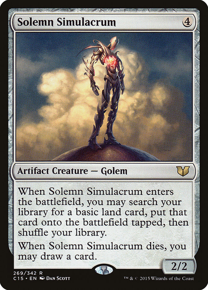 Solemn Simulacrum [Commander 2015] | Game Haven TX