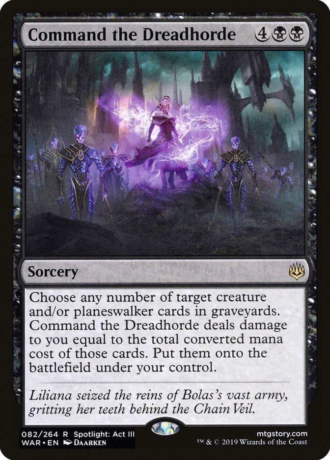 Command the Dreadhorde [War of the Spark] | Game Haven TX